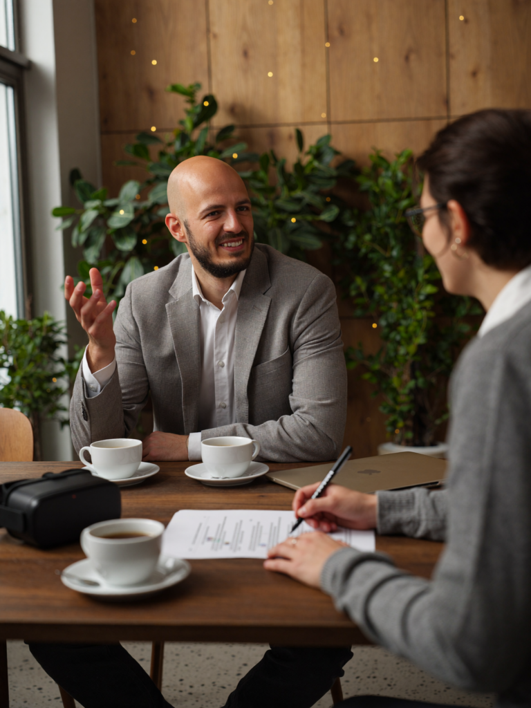 beratung ich zweite person vr brille